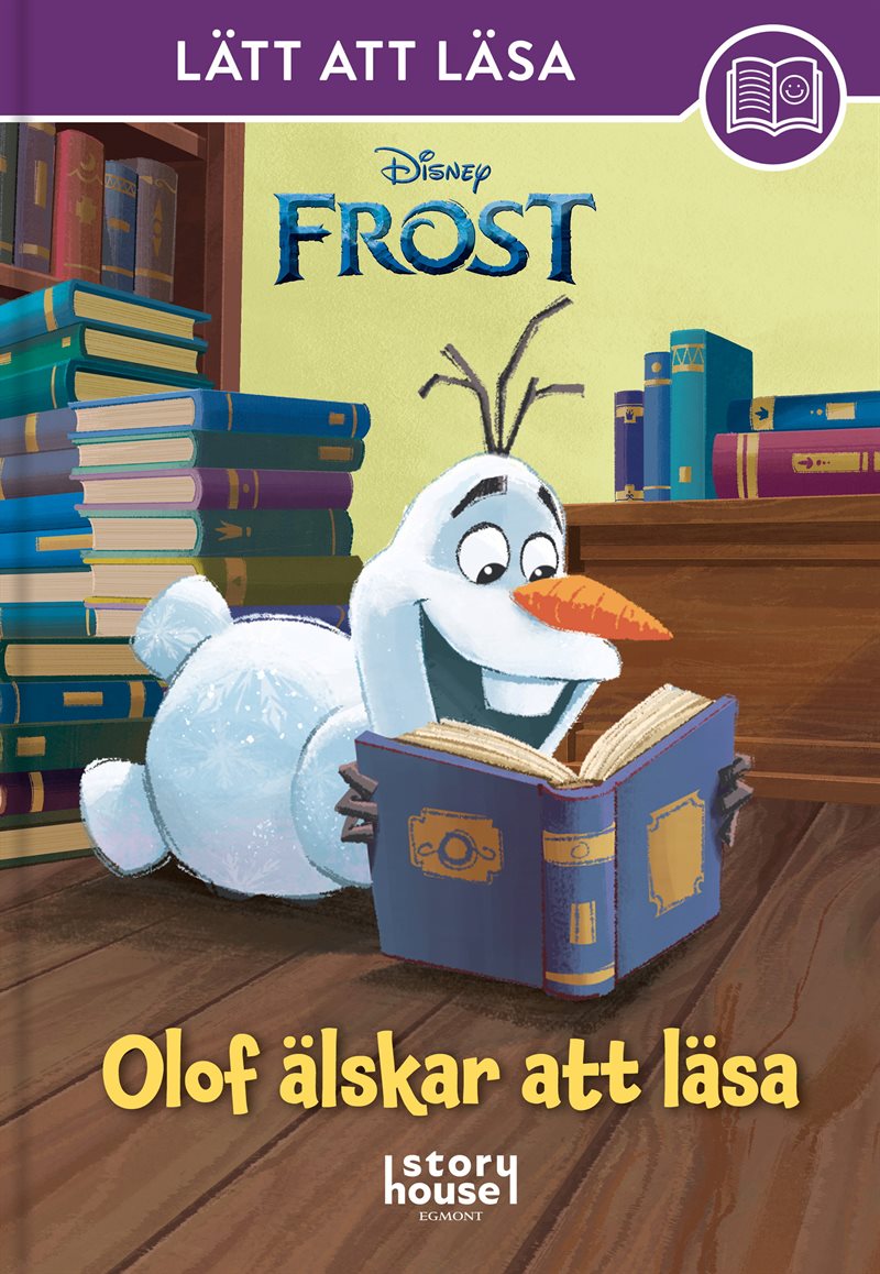 Frost. Olof älskar att läsa