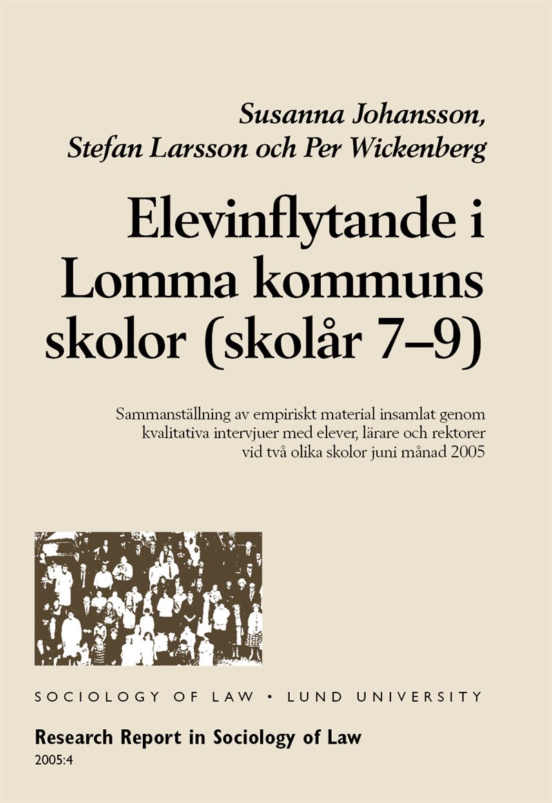 Elevinflytande i Lomma kommuns skolor (skolår 7-9) : sammanställning av empiriskt material insamlat genom kvalitativa intervjuer med elever, lärare och rektorer vid två olika skolor juni månad 2005