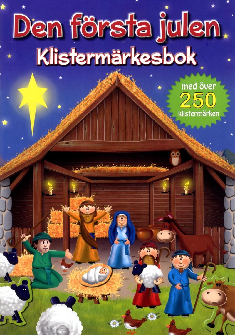 Den första julen - Klistermärkesbok