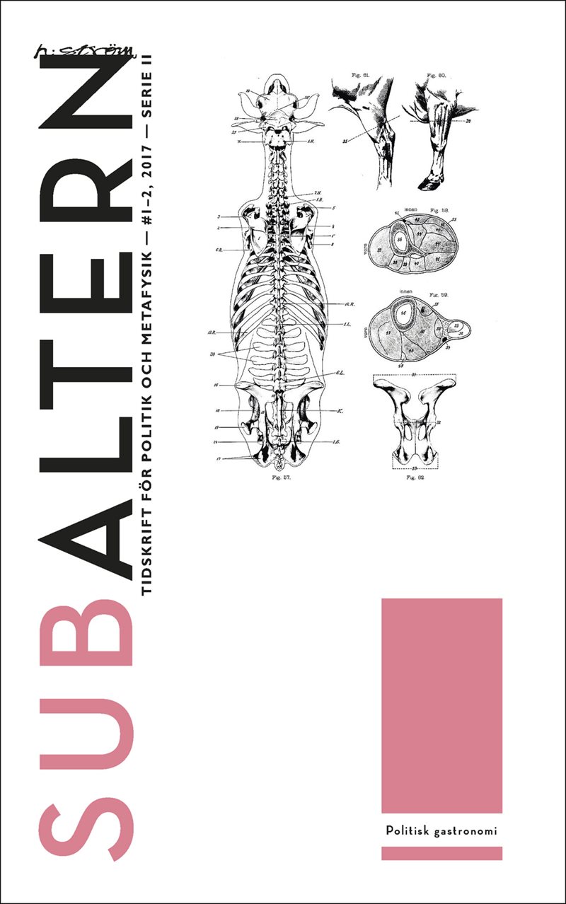 Subaltern 1-2(2017) Politisk gastronomi