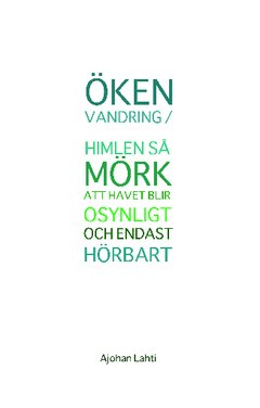 Ökenvandring