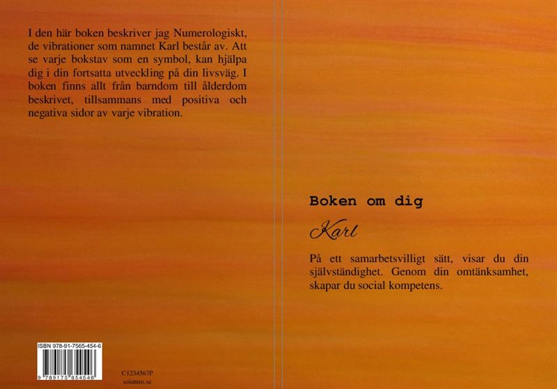 Boken om dig Karl