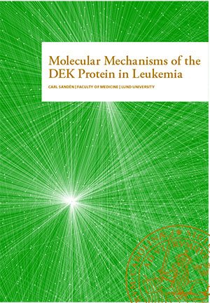 Molecular mechanisms of the DEK protein in leukemia