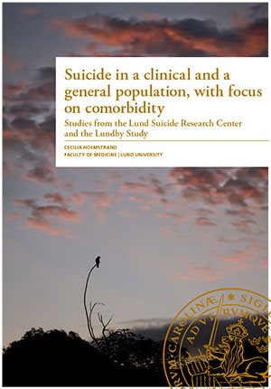 Suicide in a clinical and a general population, with focus on comorbidity