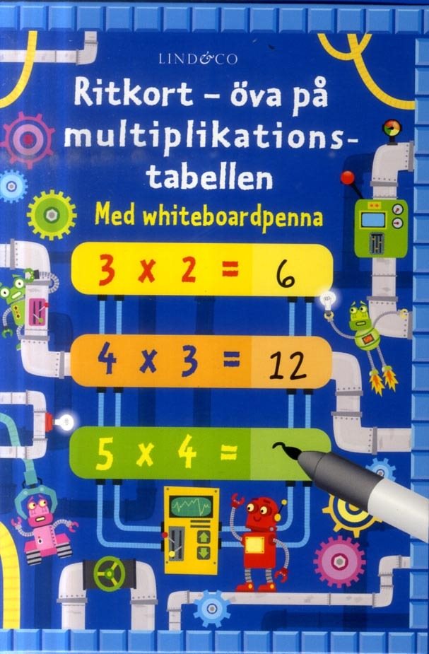 Ritkort - öva på multiplikationstabellen