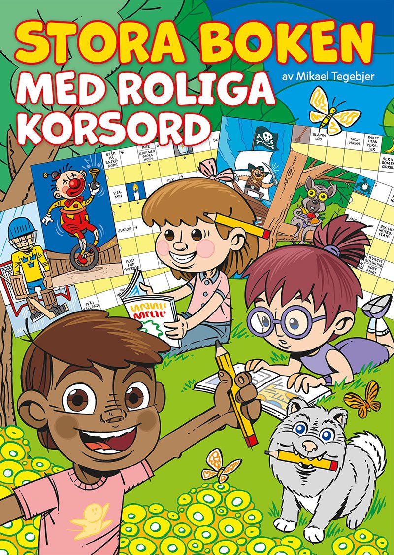 Stora boken med roliga korsord