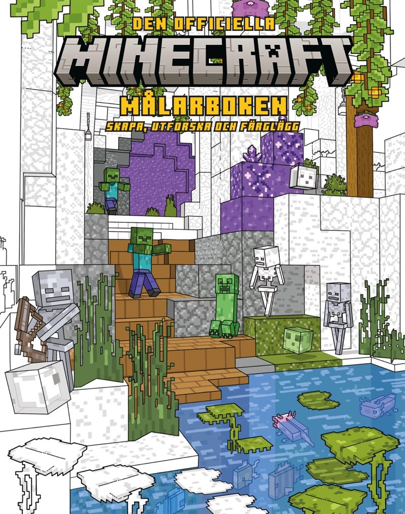 Minecraft: Den officiella målarboken - skapa, utforska och f