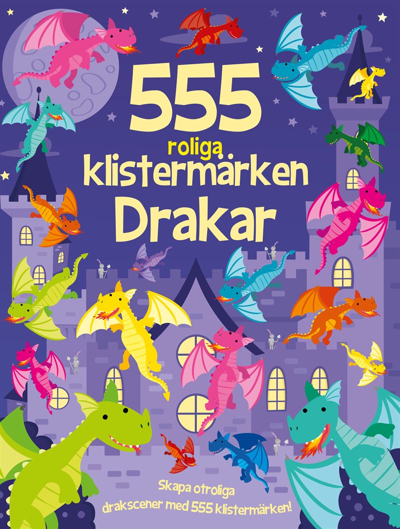 555 roliga klistermärken : Drakar