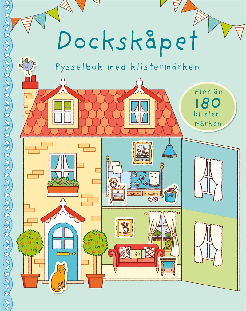 Dockskåpet: pysselbok med klistermärken