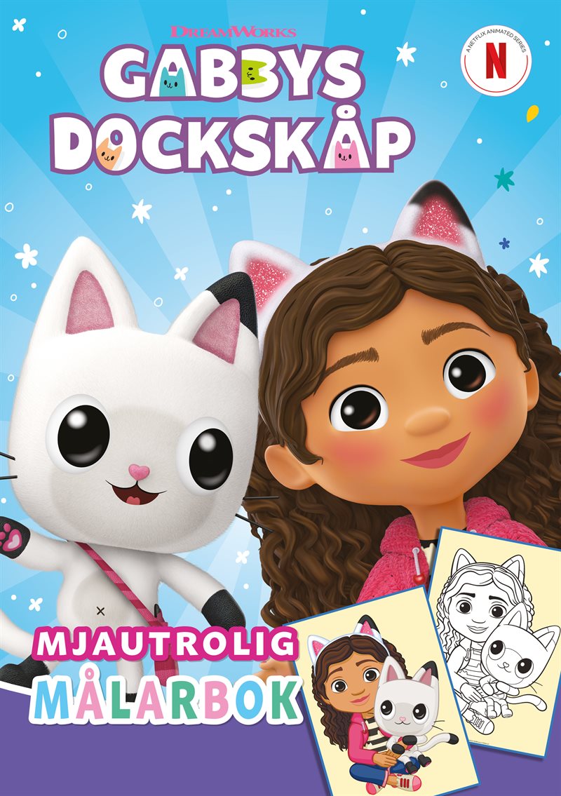 Mjautrolig målarbok