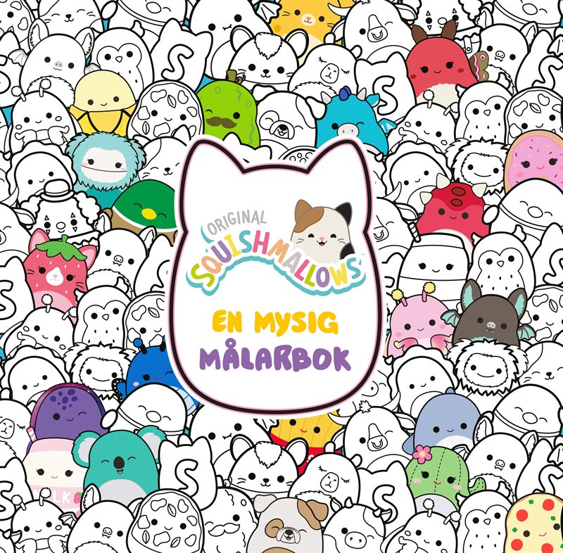Squishmallows. En mysig målarbok