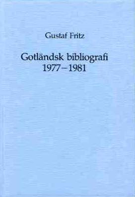 Gotländsk bibliografi. 1977-1981