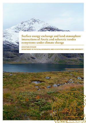 Surface energy exchange and land-atmosphere interactions of Arctic and subarctic tundra ecosystems under climate change
