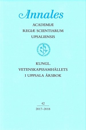 Kungl. Vetenskapssamhällets i Uppsala årsbok 42/2017-2018 