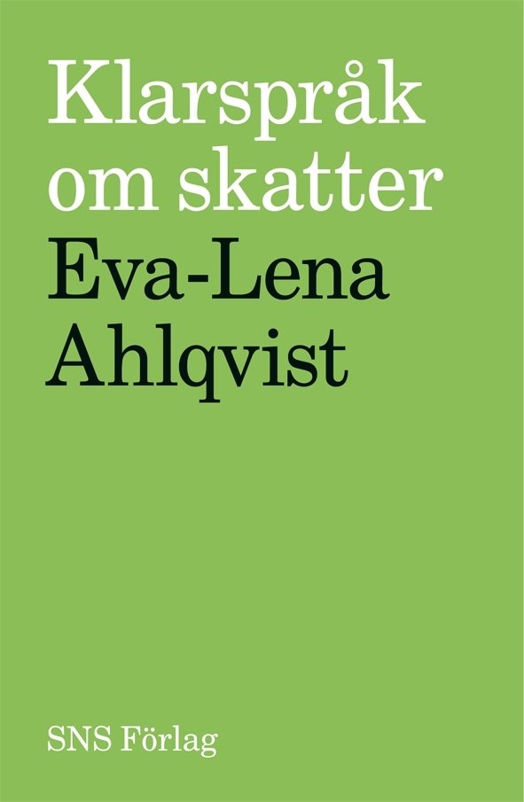 Klarspråk om skatter