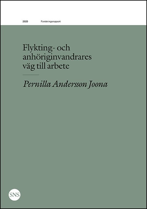 Flykting- och anhöriginvandrares väg till arbete