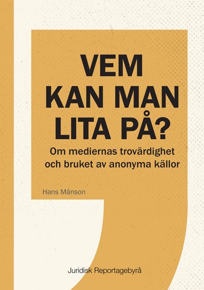 Vem kan man lita på?