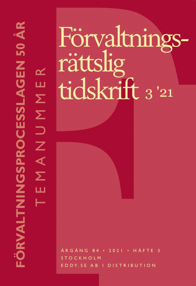 Förvaltningsrättslig tidskrift 3 2021