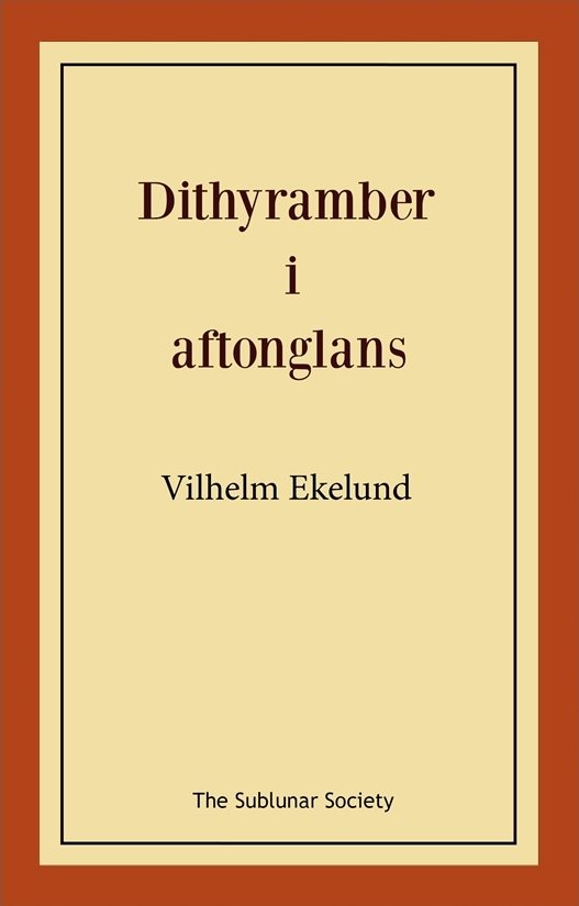 Dithyramber i aftonglans