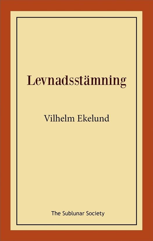 Levnadsstämning