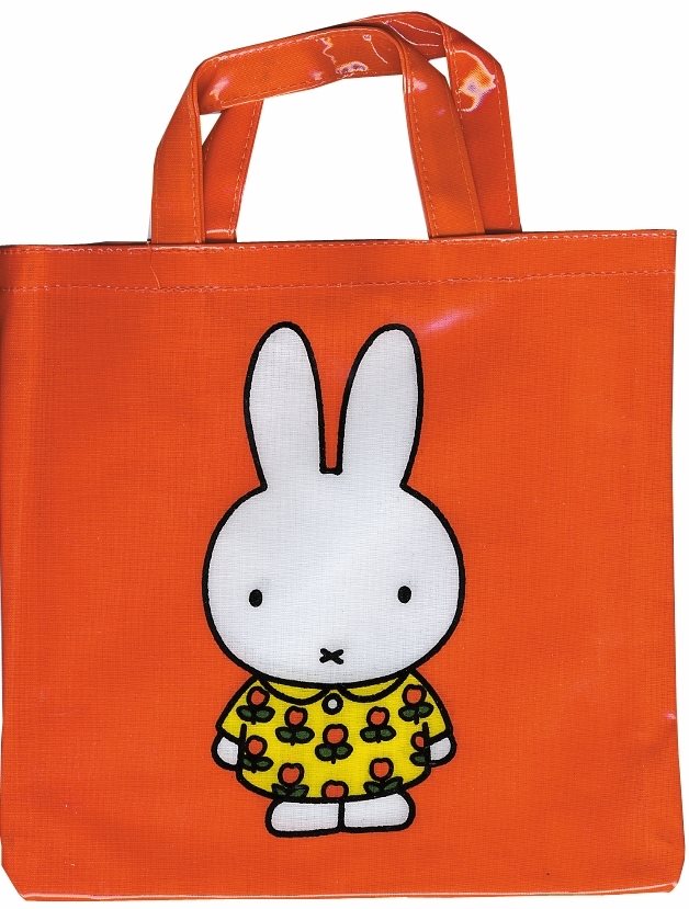 Röd väska till Dick Bruna/Miffy-böcker