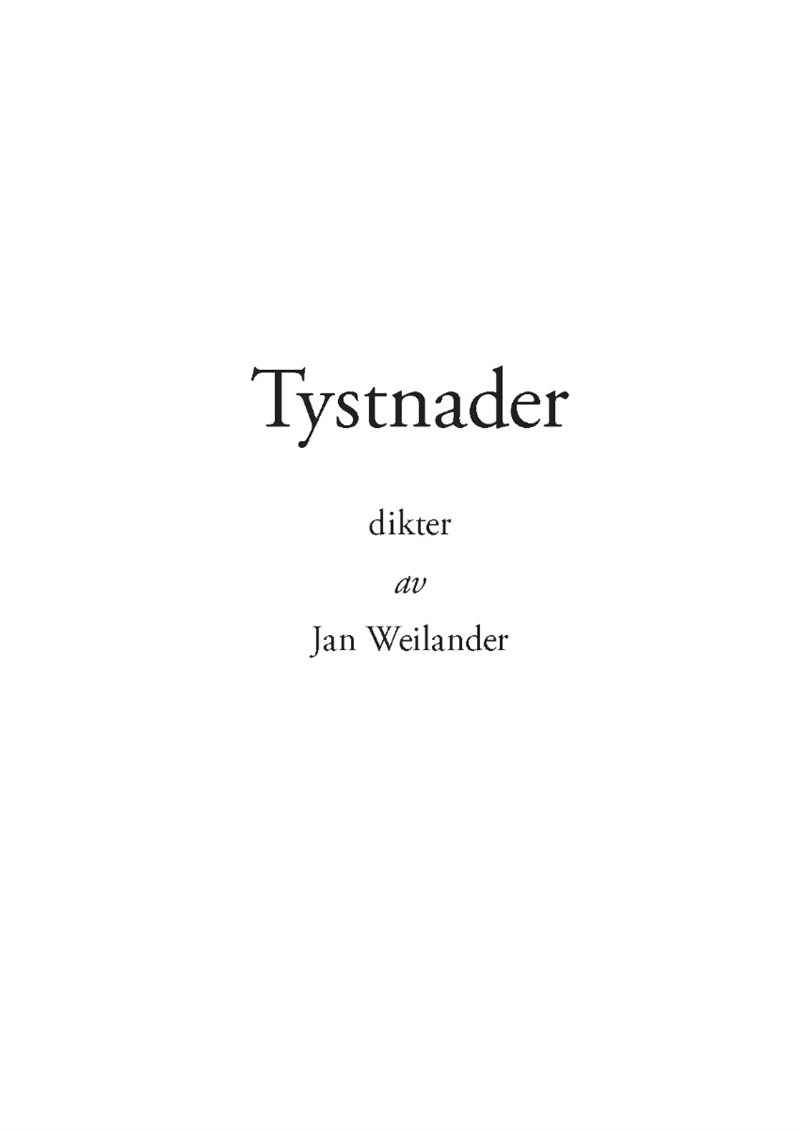 Tystnader