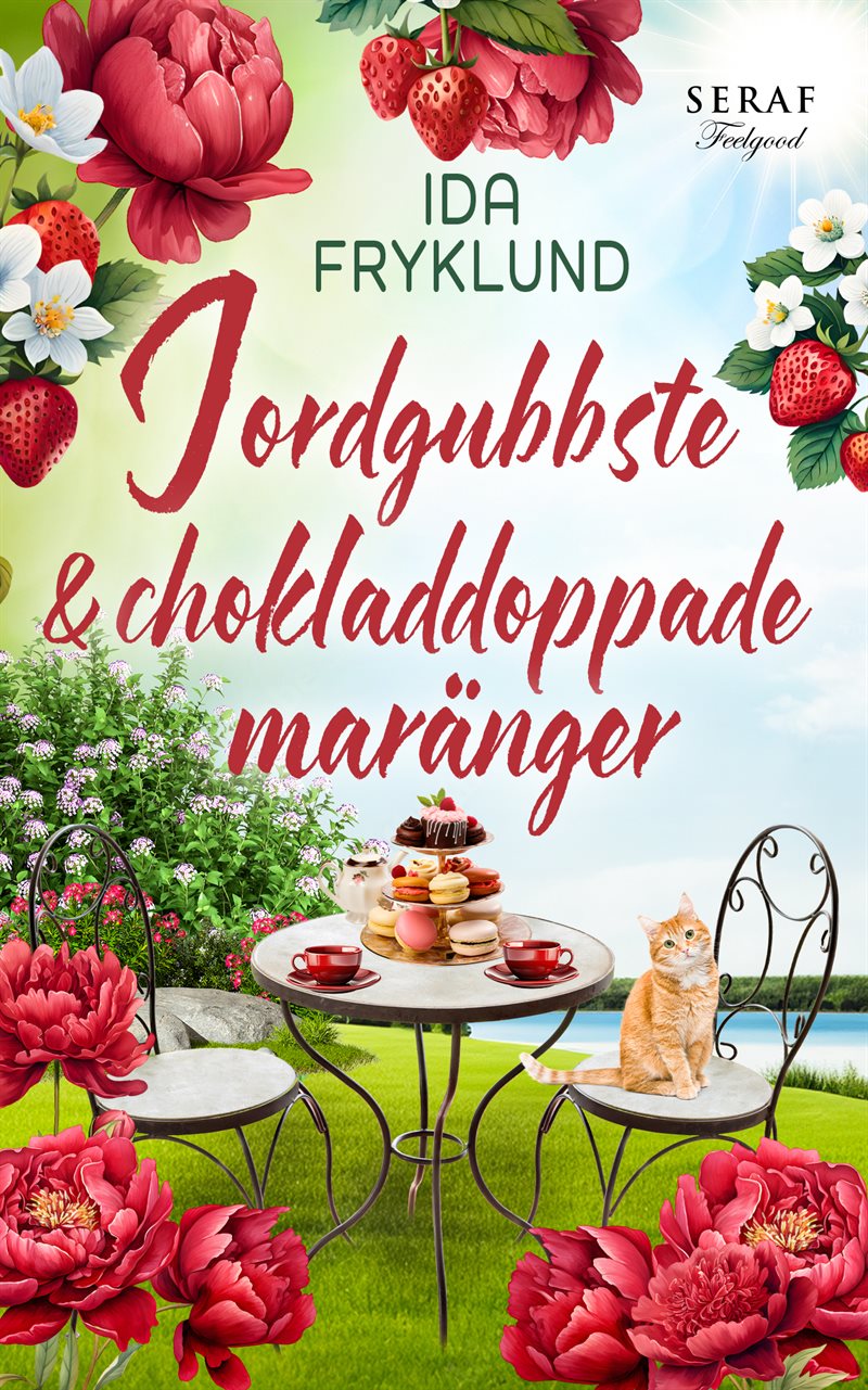 Jordgubbste & chokladdoppade maränger