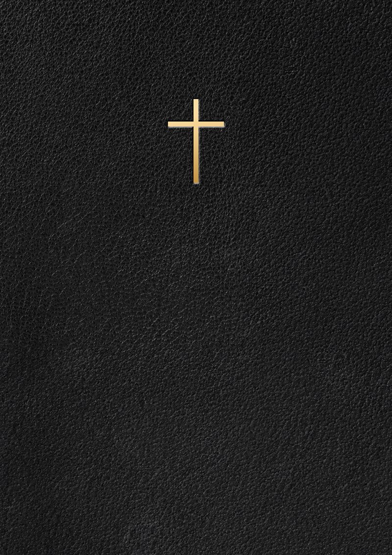 Bibel 2026 Svart konstskinn