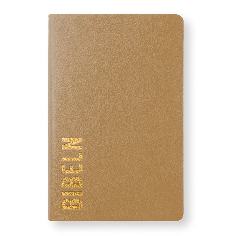 Bibel 2026 Slimline - Bounded leather Brun