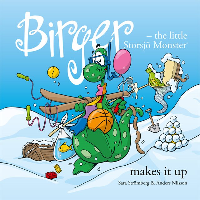 Birger - the little Storsjö Monster makes it up