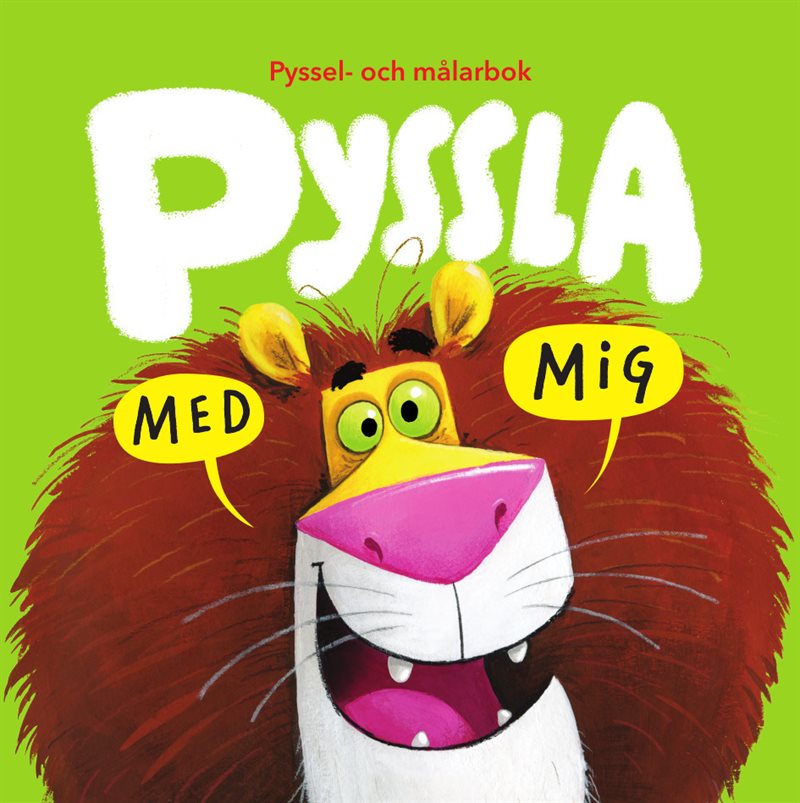 Pyssel- och målarbok Pyssla med mig