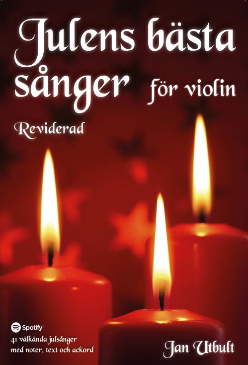 Julens bästa sånger för violin Reviderad (med duettstämmor)