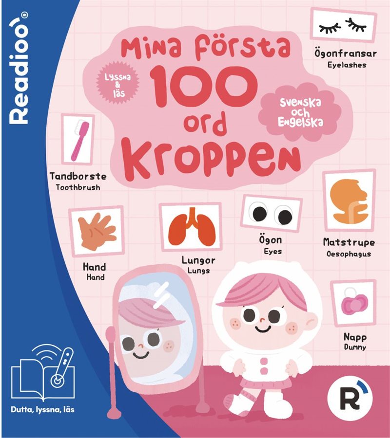 Mina första 100 ord: Kroppen (Svenska och engelska)