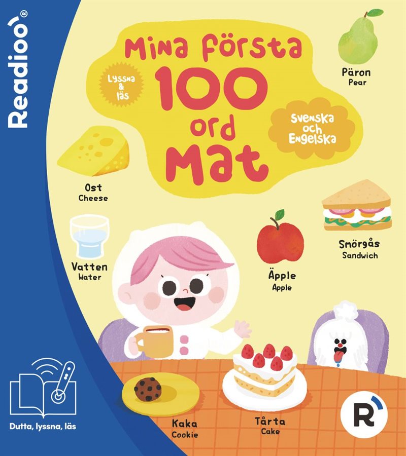 Mina första 100 ord: Mat (Svenska och engelska)