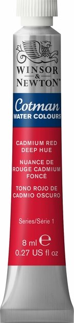 Akvarellfärg Cotman 8ml Cadmium red deep hue 098 