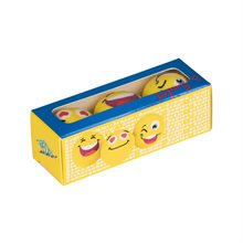 Radergummi Smiley 3-pack