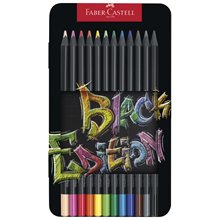 Färgpennset 12p i metallask Faber Castell