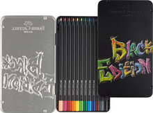Färgpennset 12p i metallask Faber Castell