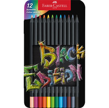 Färgpennset 12p i metallask Faber Castell
