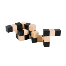 Spel Ormkub svart/naturfärgad