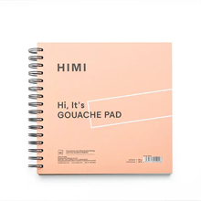 HIMI gouacheblock – rosa, 215 × 215 mm / HIMI Paper Pad Gouache Pink Edition