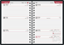 Agenda - Veckokalender A6 Monstera FSC