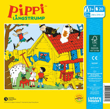 Askpussel i trä Pippi Långstrump 20 bitar