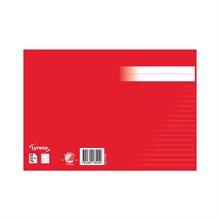 Skrivhäfte A5 linjerat 210 x 145 x 5mm | Färg röd