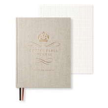 Coffee Table Journal Royal Rough Linen