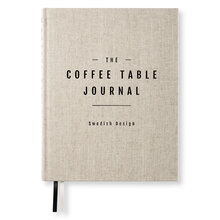 Coffee Table Journal Clean Rough Linen