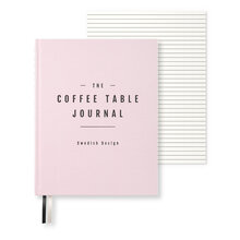 Coffee Table Journal Clean Dusty Rose