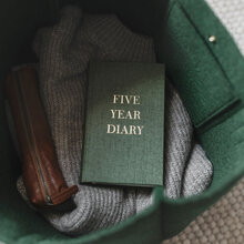 Five Year Diary Pocket Khaki Green