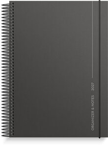 Organizer & Notes 2027 svart