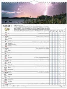 Väggkalender 2026 Väderalmanackan